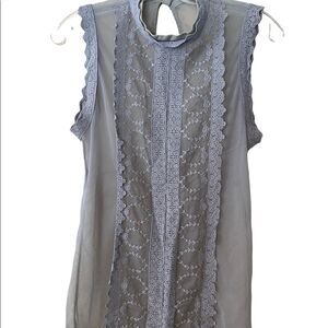 Boutique XXI Women’s Lace and Mesh Top